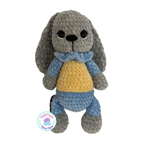 ארנבון עם צווארון כחול