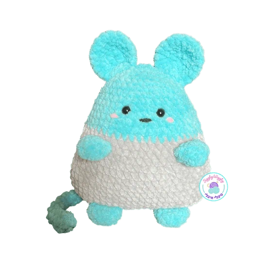 עכבר טורקיז עגלגל