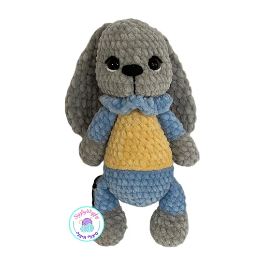 ארנבון עם צווארון כחול